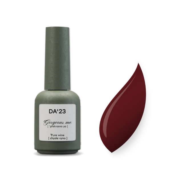 DA'23 - Гель-лак GORGEOUS ME ‘Pure wine [ chyste vyno ],8 мл
