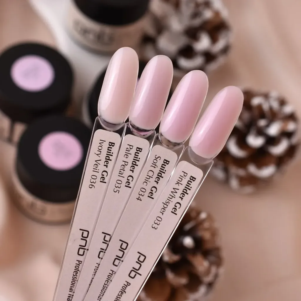 PNB - Гель моделюючий Builder Gel, 033 Pink Whisper, 15 мл - Зображення 3