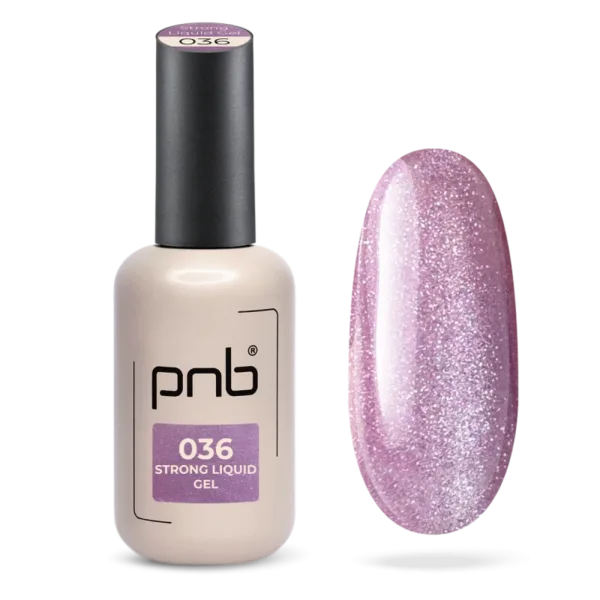 PNB - Strong Liquid Gel, No, 036, Moon Orchid, 17 ml - рідкий гель для моделювання