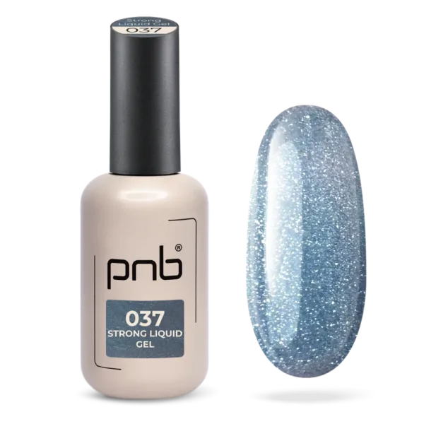 PNB - Strong Liquid Gel, No, 037, Sky Mirage, 17 ml - рідкий гель для моделювання