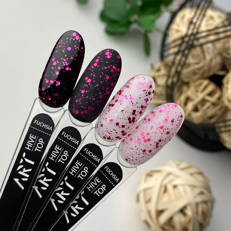 ART - Hive Top Fuchsia - топ з шестикутниками без липкого шару, 10 мл - Зображення 2