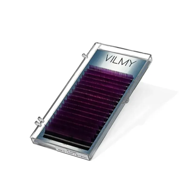 VILMY -  Lashes Ombre mix, C 0.07 (8-13) violet