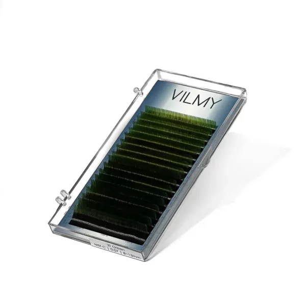 VILMY -  Lashes Ombre mix, C 0.07 (8-13) green