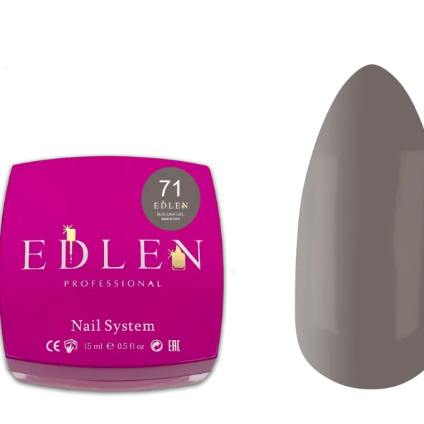 EDLEN - Моделюючий гель 15 мл, Кава у Львові № 71