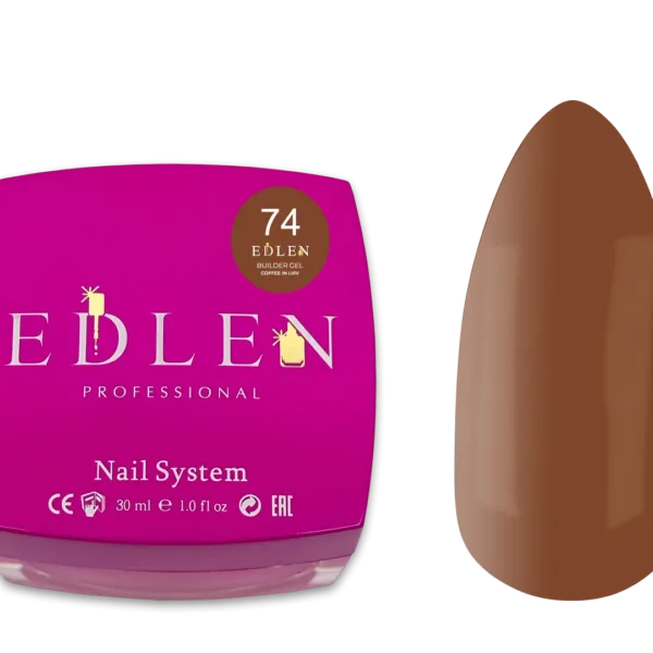 EDLEN - Моделюючий гель 30 мл, Кава у Львові № 74