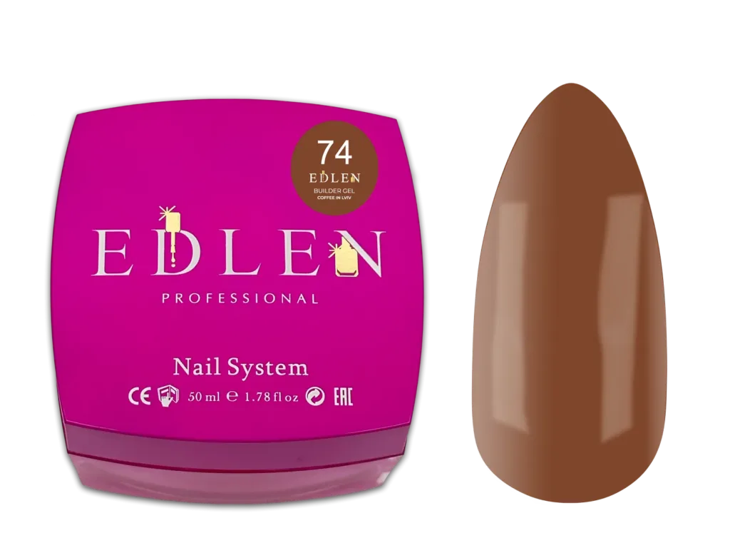 EDLEN - Моделюючий гель 50 мл, Кава у Львові № 74