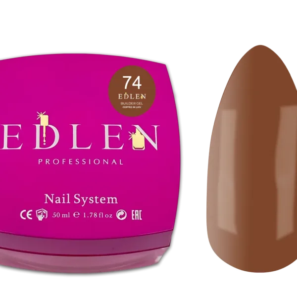 EDLEN - Моделюючий гель 50 мл, Кава у Львові № 74