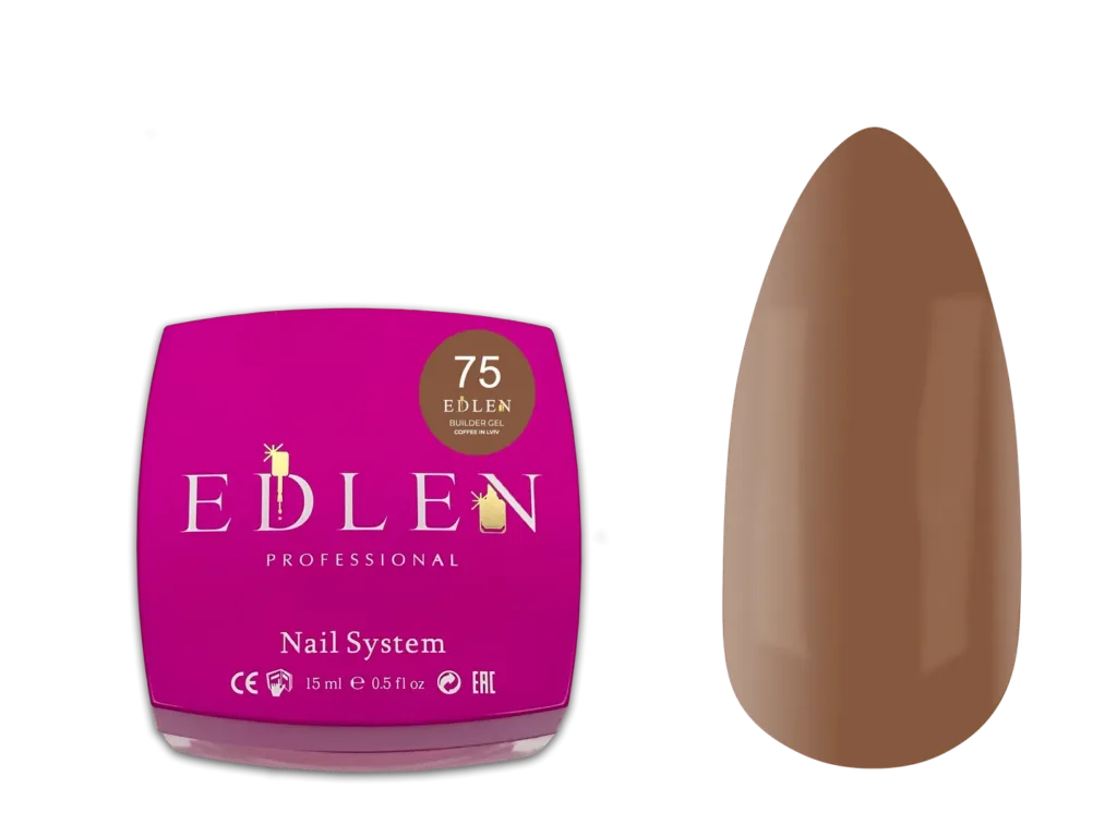 EDLEN - Моделюючий гель 15 мл, Кава у Львові № 75
