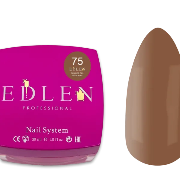 EDLEN - Моделюючий гель 30 мл, Кава у Львові № 75