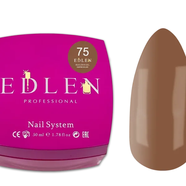 EDLEN - Моделюючий гель 50 мл, Кава у Львові № 75