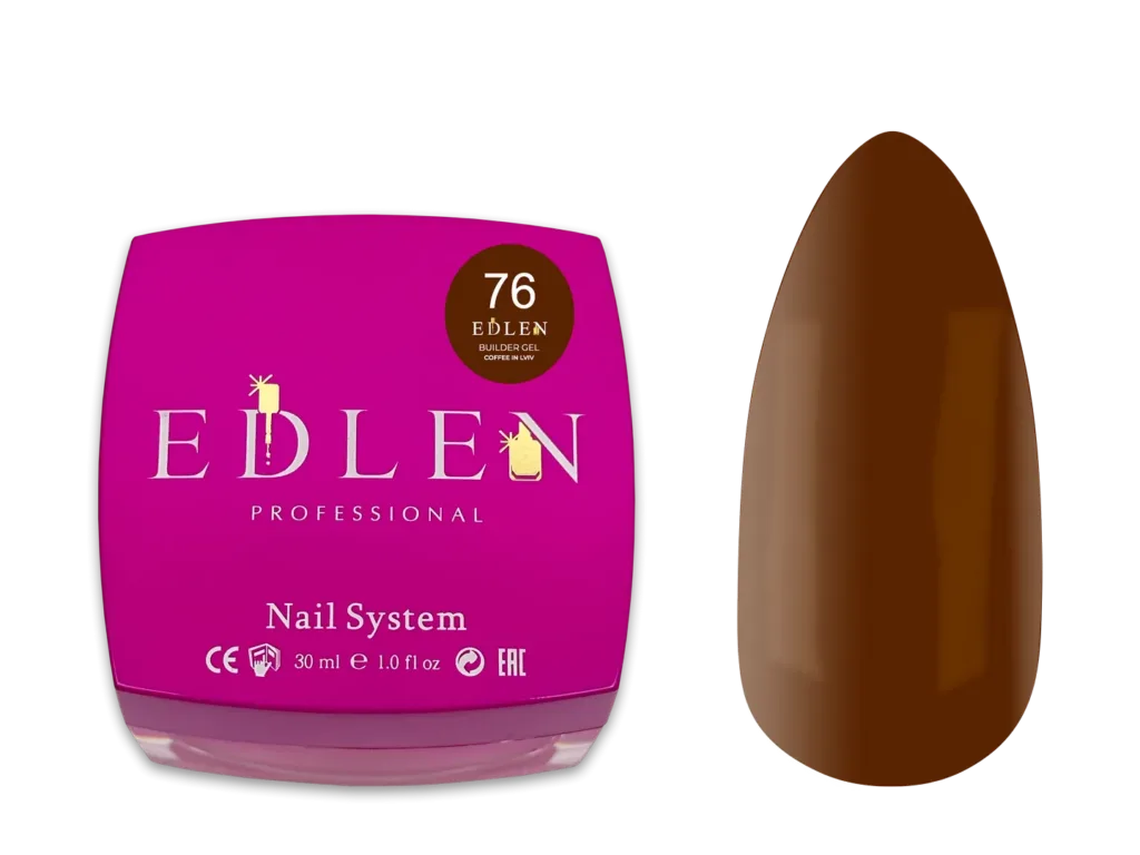 EDLEN - Моделюючий гель 30 мл, Кава у Львові № 76