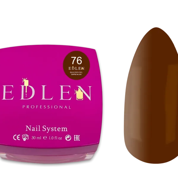 EDLEN - Моделюючий гель 30 мл, Кава у Львові № 76
