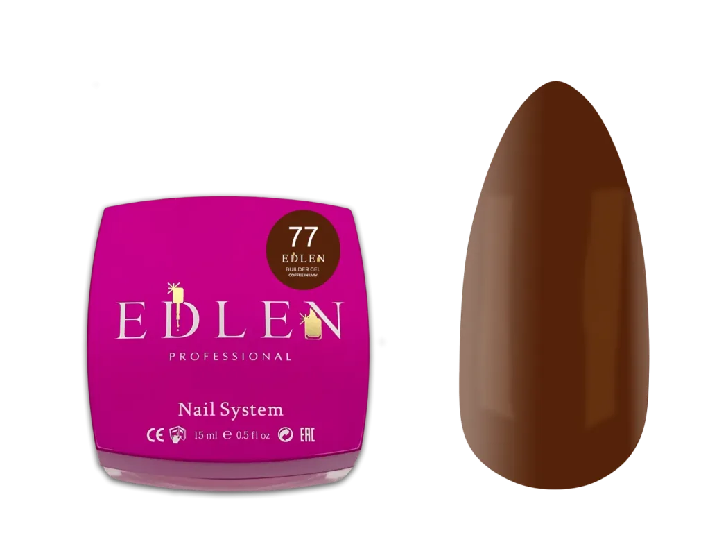 EDLEN - Моделюючий гель 15 мл, Кава у Львові № 77