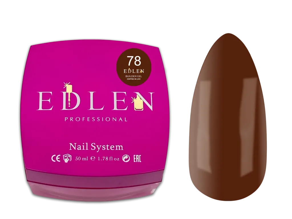 EDLEN - Моделюючий гель 50 мл, Кава у Львові № 78