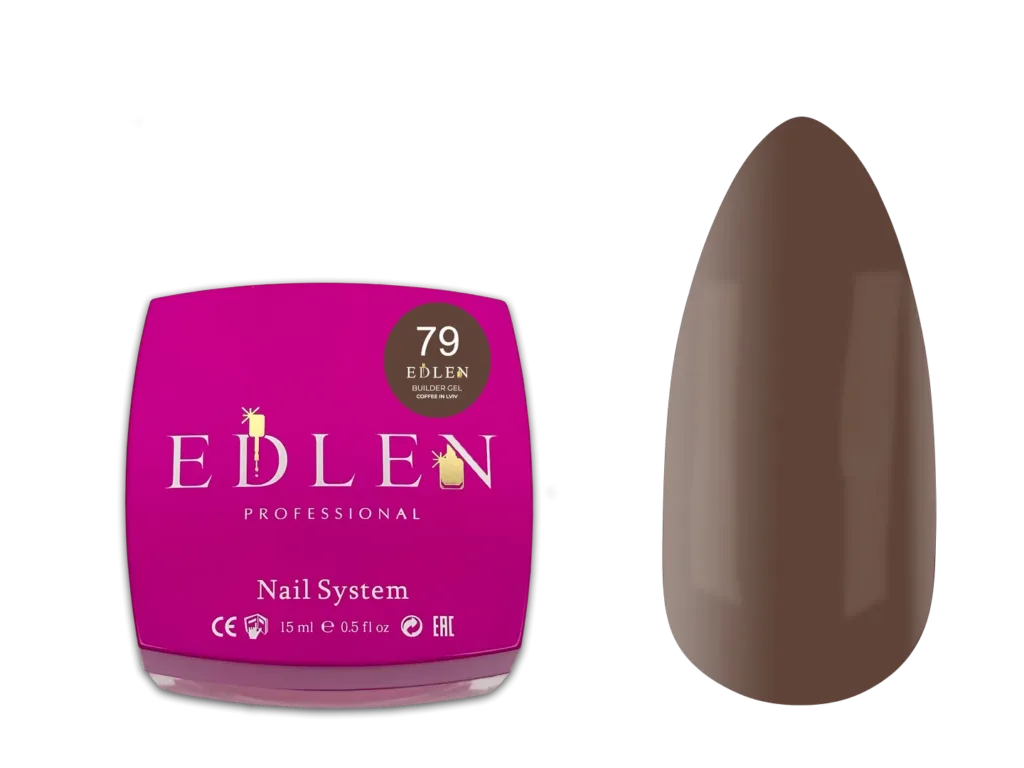 EDLEN - Моделюючий гель 15 мл, Кава у Львові № 79