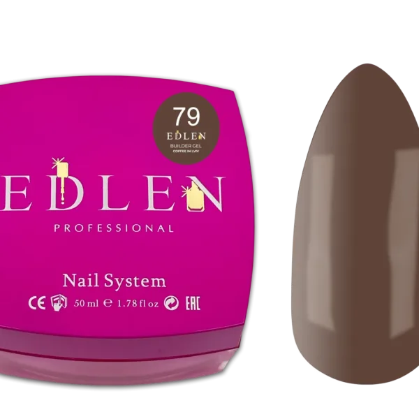 EDLEN - Моделюючий гель 50 мл, Кава у Львові № 79