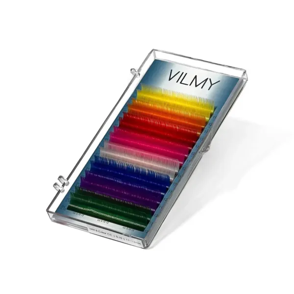 VILMY -  Lashes  8color mix, CC 0.07 (11-12)