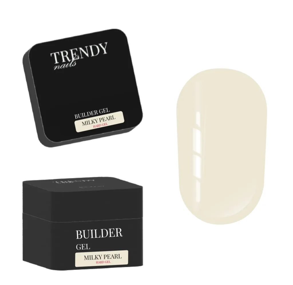 TRENDY - Моделюючий / Твердий гель "Milky Pearl" 30 мл