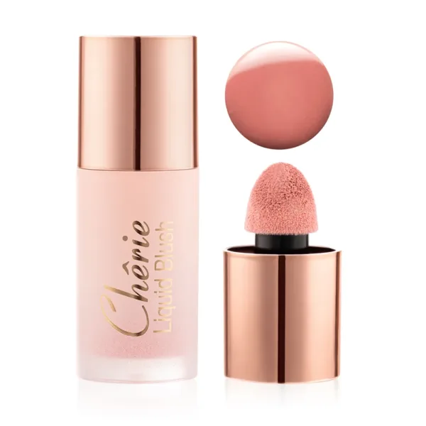 Topface - "Cherie Liquid Blush" (6 мл) № 01, Cotton Candy (кораловий)