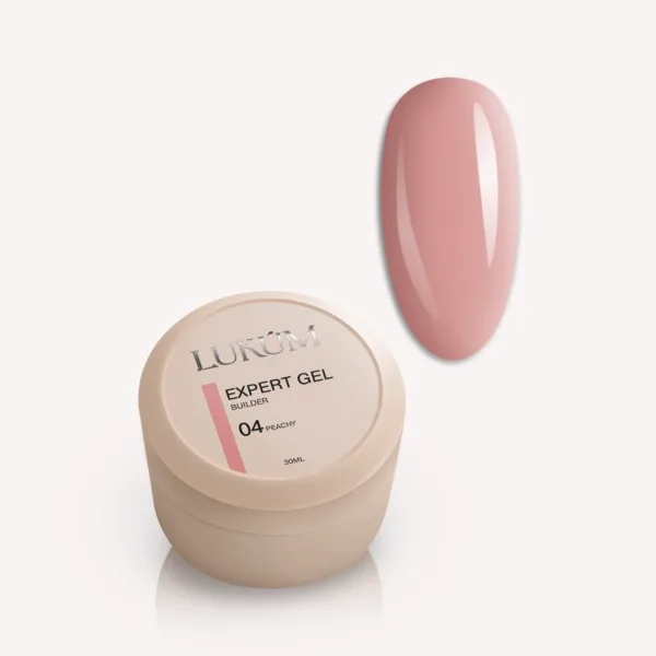 LUKUM - Моделюючий гель Expert, 30 мл Peachy 04