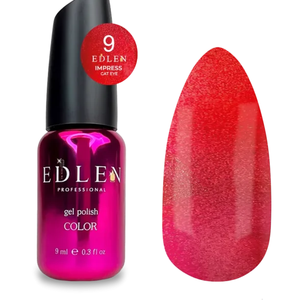 Edlen - гель-лак, 9 мл. Impress Cat, № 09