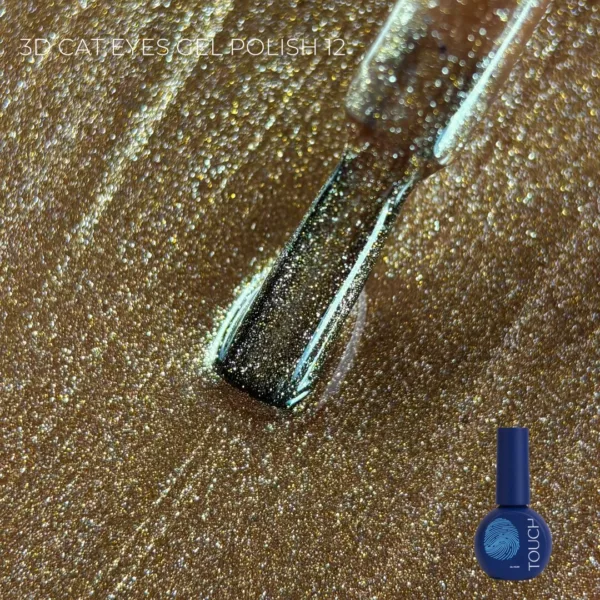 Touch - Гель-лак 3D Котяче око, № 12, 9 мл