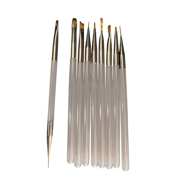 Набір пензлів для нейл-арту, 9 шт.