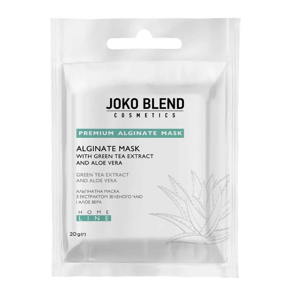 Joko Blend - Заспокійлива альгінатна маска з екстрактом зеленого чаю та алое вера 20 г