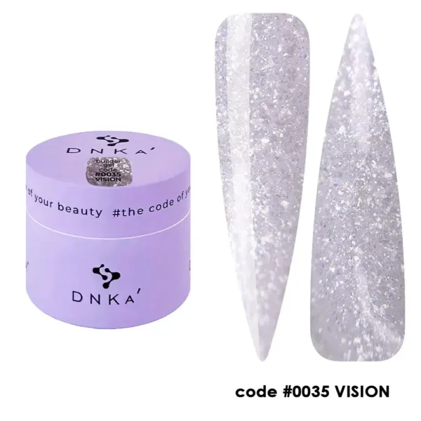DNKa' - Моделюючий гель No, 0035 Vision 15ml, ніжний бузковий