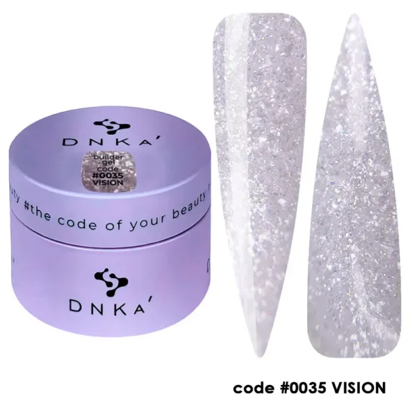 DNKa' - Моделюючий гель No, 0035 Vision 30ml, ніжний бузковий