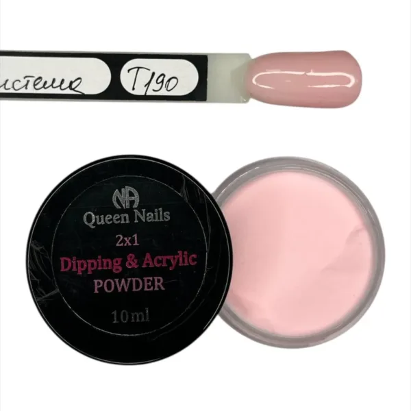 Система для діпу - Пудра для діпу T190, Queen Nails, 10г