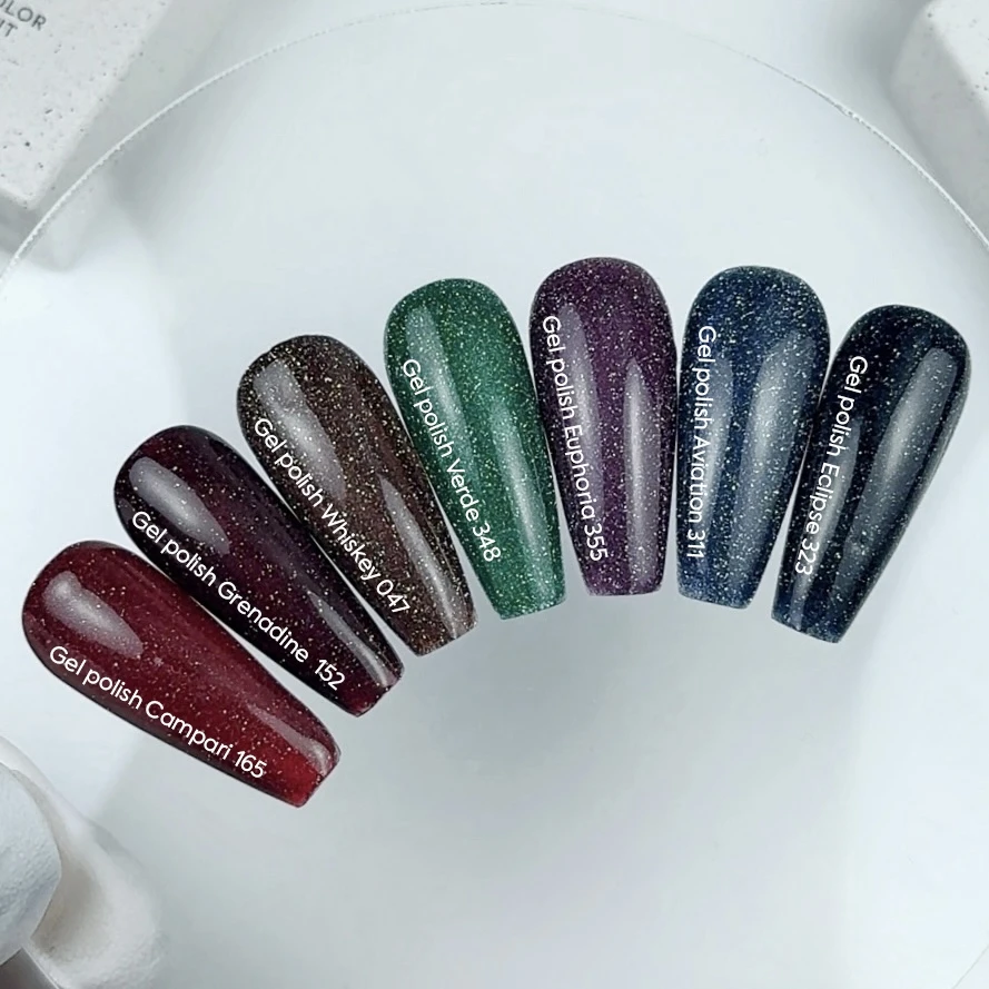 NAILSOFTHENIGHT - гель-лак Euphoria — фіолетовий світловідбиваючий, 10 мл, № 355 - Зображення 4