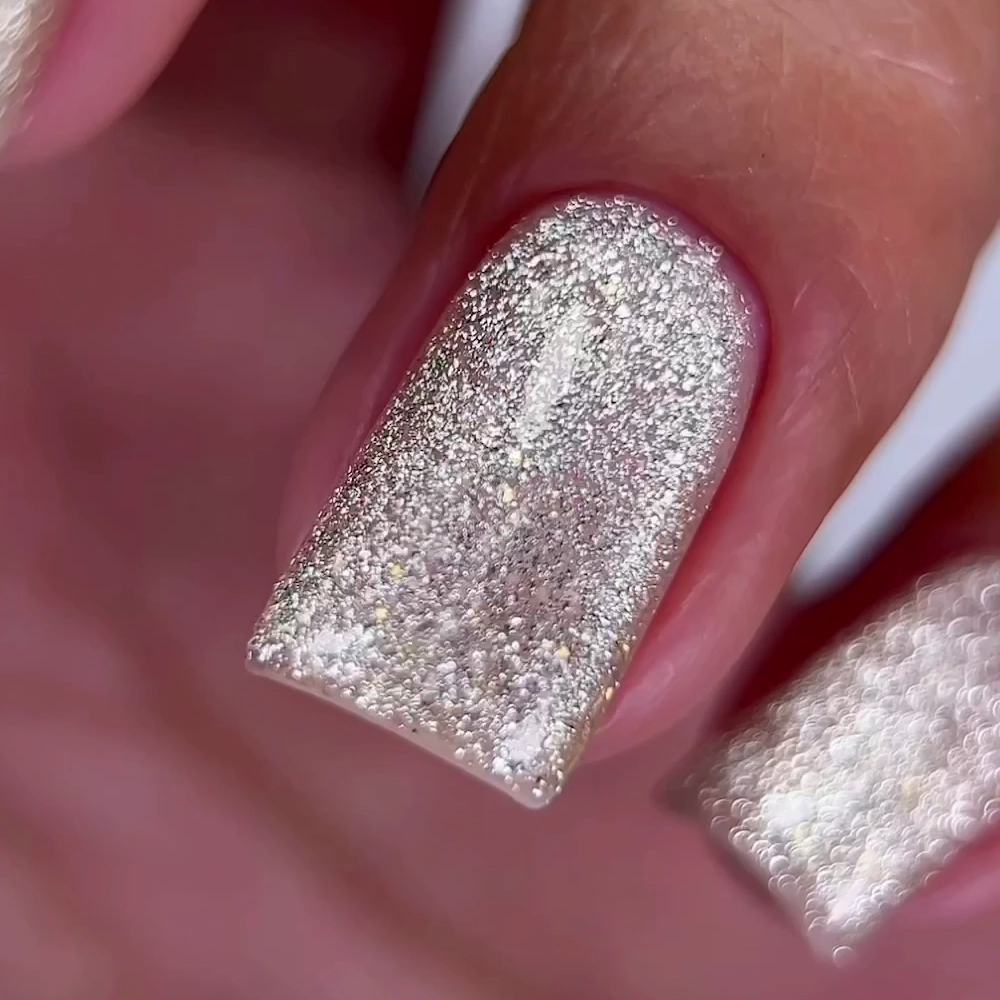 Oxxi - Гель-лак Brillant Cat № 01 золото з блискітками, 10 мл - Зображення 2