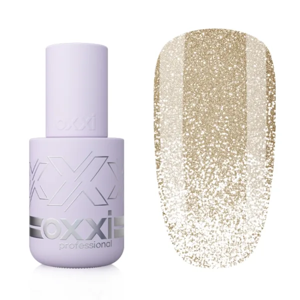 Oxxi - Гель-лак Brillant Cat № 01 золото з блискітками, 10 мл