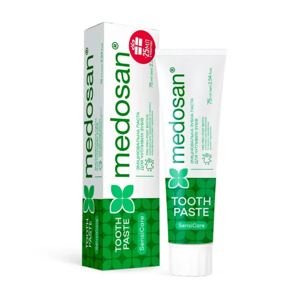Medosan - SensiCare Зміцнююча зубна паста для чутливих зубів 75мл